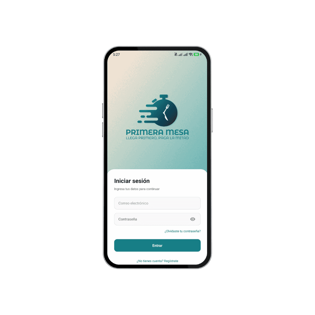 Primera Mesa - Mobile App